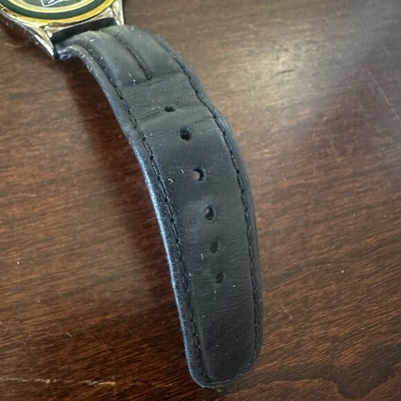 Vintage Green Bay Packers Relic Team USA Watch 1994 ZR 94007 Leather Band - Picture 8 of 8